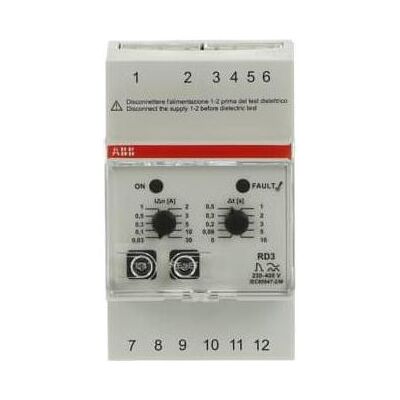 ABB J427348 - Modulares elektronisches Differentialrelais mit Toroid - Relais différentiel ABB ABB J427348 - Modulares elektronisches Differentialrelais mit Toroid - Relais différentiel ABB