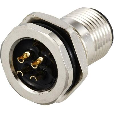 TRU COMPONENTS - TC-12833064 - M12 4-pol Panelmontage TRU COMPONENTS - TC-12833064 - M12 4-pol Panelmontage