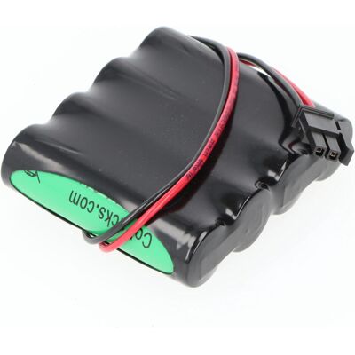 XCell Notleuchtenakku NiMH 4,8V 1100mAh F1x4 Mignon AA mit 150mm Kabel & Stecker ersetzt Inotec 890015 (1 Stk., AA), Akku Ladegerät XCell Notleuchtenakku NiMH 4,8V 1100mAh F1x4 Mignon AA mit 150mm Kabel & Stecker ersetzt Inotec 890015 (1 Stk., AA), Akku Ladegerät