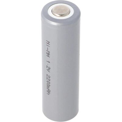 AccuCell Akku HHR2200 Mignon AA Zelle NiMH Akku Flat Top mit (1 Stk., AA, 2200 mAh), Batterien + Akkus AccuCell Akku HHR2200 Mignon AA Zelle NiMH Akku Flat Top mit (1 Stk., AA, 2200 mAh), Batterien + Akkus