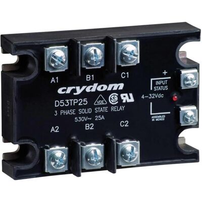 Crydom D53TP50D Halbleiter-Relais - 50A, 4-32VDC, Nullspann Crydom D53TP50D Halbleiter-Relais - 50A, 4-32VDC, Nullspann
