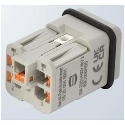 Harting Einsätze, Elektronikkabel + Stecker, Grau Harting Einsätze, Elektronikkabel + Stecker, Grau