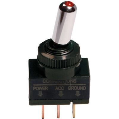 LAMPA Schalter 12/24V 20A LED Aluminium Montage Loch - Schalter LAMPA Schalter 12/24V 20A LED Aluminium Montage Loch - Schalter