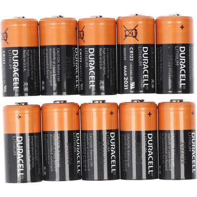 Duracell CR123A Lithium Batterie - 10er Pack - Zuverlässige Energie Duracell CR123A Lithium Batterie - 10er Pack - Zuverlässige Energie