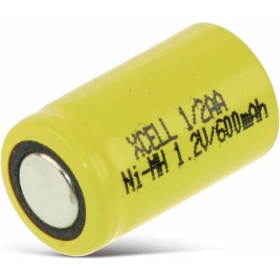XCell NiMH-Akku, Industriezelle, 1/2 AA, 25,5x14,5mm, 1,2V/600mAh (1/2 AA, 600 mAh), Batterien + Akkus XCell NiMH-Akku, Industriezelle, 1/2 AA, 25,5x14,5mm, 1,2V/600mAh (1/2 AA, 600 mAh), Batterien + Akkus