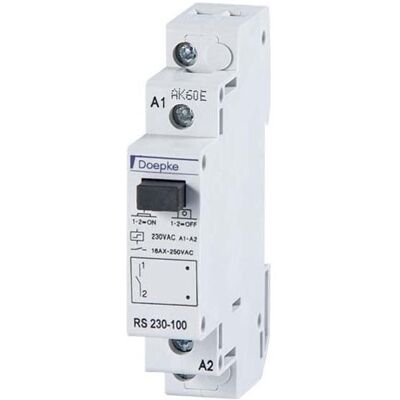 Doepke DOEP RS 230-002 StromstoÃschalter RS 230-002, 230V AC, 2-polig 16A, 2 Wechsler (, Relais Doepke DOEP RS 230-002 StromstoÃschalter RS 230-002, 230V AC, 2-polig 16A, 2 Wechsler (, Relais