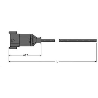 Turck Deutsch Ventilsteckverbinder DT04 Anschlussleitung DT04-8P-A-10/TXL (10 m), Stromkabel, Schwarz Turck Deutsch Ventilsteckverbinder DT04 Anschlussleitung DT04-8P-A-10/TXL (10 m), Stromkabel, Schwarz