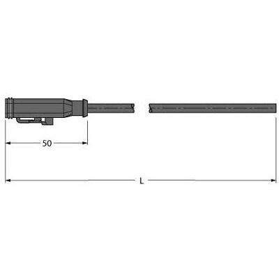 Turck Deutsch Ventilsteckverbinder DT06 Anschlussleitung DT06-2S-A-10/TXL (10 m), Stromkabel, Schwarz Turck Deutsch Ventilsteckverbinder DT06 Anschlussleitung DT06-2S-A-10/TXL (10 m), Stromkabel, Schwarz