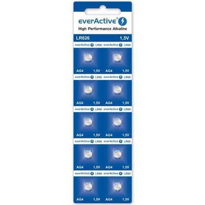 everActive LR626 - 10 alkalische Batterien everActive LR626 - 10 alkalische Batterien