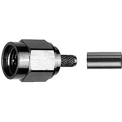 Telegärtner SMA-Kabelstecker Crimp G07 löt/crimp, C0103, G07 (RG-316/U), Nickel, Elektronikkabel + Stecker, Silber Telegärtner SMA-Kabelstecker Crimp G07 löt/crimp, C0103, G07 (RG-316/U), Nickel, Elektronikkabel + Stecker, Silber