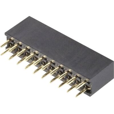 BKL Electronic Buchsenleiste (Standard) Anzahl Reihen: 2 Polzahl je Reihe: 10 10, Elektronikkabel + Stecker, Schwarz BKL Electronic Buchsenleiste (Standard) Anzahl Reihen: 2 Polzahl je Reihe: 10 10, Elektronikkabel + Stecker, Schwarz
