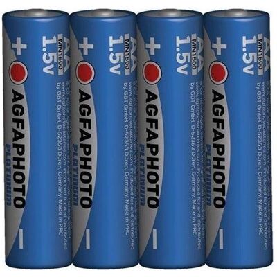 Agfaphoto Power alkaline battery 1.5V, LR06/AA, shrink 4pcs (4 Stk., AA), Batterien + Akkus Agfaphoto Power alkaline battery 1.5V, LR06/AA, shrink 4pcs (4 Stk., AA), Batterien + Akkus