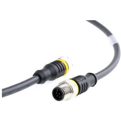 Turck 8 pin extension cable / connector, 2m (2 m), Stromkabel, Schwarz Turck 8 pin extension cable / connector, 2m (2 m), Stromkabel, Schwarz