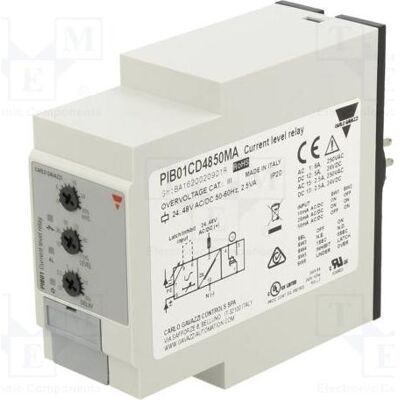 Carlo Gavazzi Strom-Überwachungsrelais AC/DC Strom 24÷48VAC 24÷48VDC PIB, Relais Carlo Gavazzi Strom-Überwachungsrelais AC/DC Strom 24÷48VAC 24÷48VDC PIB, Relais