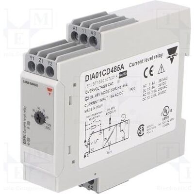 Carlo Gavazzi Strom-Überwachungsrelais AC/DC Strom 24÷48VAC 24÷48VDC DIA, Relais Carlo Gavazzi Strom-Überwachungsrelais AC/DC Strom 24÷48VAC 24÷48VDC DIA, Relais