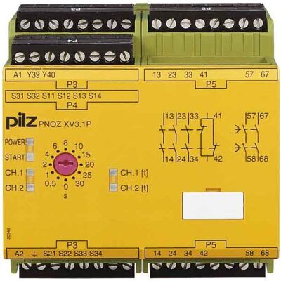 Pilz 787520 PNOZ XV3.1P C 30/24VDC 3n/o 1n/c 2n/o t, Relais Pilz 787520 PNOZ XV3.1P C 30/24VDC 3n/o 1n/c 2n/o t, Relais