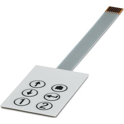 Phoenix Contact Folientastatur, Elektronikkabel + Stecker, Silber Phoenix Contact Folientastatur, Elektronikkabel + Stecker, Silber