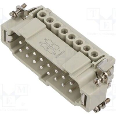 ILME Steckverbinder: HDC Kontakteinsatz männlich CNE PIN: 16 16A, Elektronikkabel + Stecker ILME Steckverbinder: HDC Kontakteinsatz männlich CNE PIN: 16 16A, Elektronikkabel + Stecker
