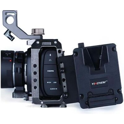 Rolux Mini V-Mount Akkuhalter RL-AC12S - Akku Ladegerät Rolux Mini V-Mount Akkuhalter RL-AC12S - Akku Ladegerät