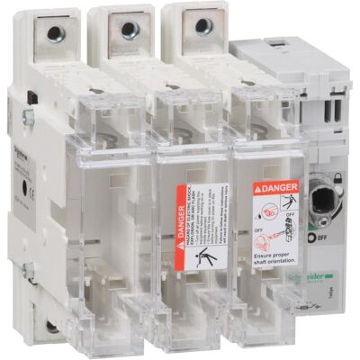 Schneider Electric Trennschalter 3-polig 160A, Schalter + Taster Schneider Electric Trennschalter 3-polig 160A, Schalter + Taster
