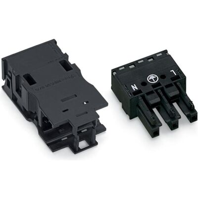 Wago 770-203/035-000 Schwarzer Elektrischer Stecker - Elektrischer Stecker Wago 770-203/035-000 Schwarzer Elektrischer Stecker - Elektrischer Stecker
