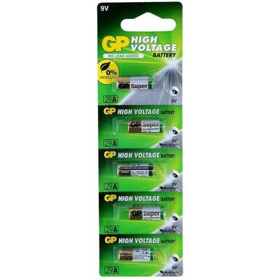 GP Batteries A29 9V Batterie (5 Stk., 9V Block), Batterien + Akkus GP Batteries A29 9V Batterie (5 Stk., 9V Block), Batterien + Akkus