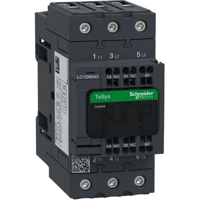 Schneider Electric Kontaktor TeSys D LC1D - 3-polig, 65A, 230V AC Schneider Electric Kontaktor TeSys D LC1D - 3-polig, 65A, 230V AC