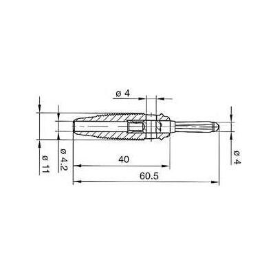 Velleman Nickel Bananstecker - 4mm - Sichere Lötverbindung - Schwarz Velleman Nickel Bananstecker - 4mm - Sichere Lötverbindung - Schwarz
