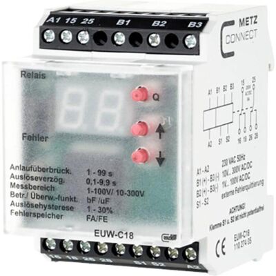 Metz Connect Spannungsmessrelais - EUW-C18 230V AC, 2 We Metz Connect Spannungsmessrelais - EUW-C18 230V AC, 2 We