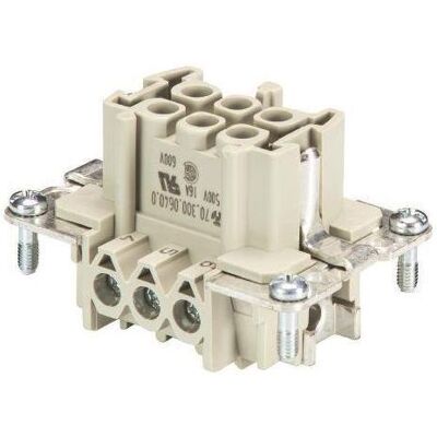 Wieland 70.300.0640.0 Weiblicher Einsatz - Schwerer Industriestecker Wieland 70.300.0640.0 Weiblicher Einsatz - Schwerer Industriestecker
