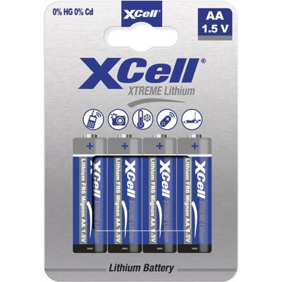 XTREME - FR6 L91 1,5V - 3000mAh - 4er-Pack - Batterie XTREME - FR6 L91 1,5V - 3000mAh - 4er-Pack - Batterie