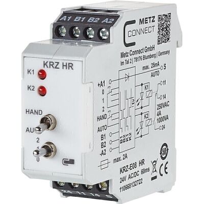 METZ CONNECT 110668132722 Weiß - Relais - IP20 - 4A METZ CONNECT 110668132722 Weiß - Relais - IP20 - 4A