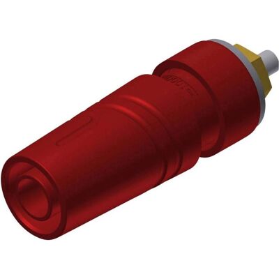SKS Hirschmann SAB 2640 LK Au - Vertisch Sicherheitsstecker, 4mm Stift, Rot SKS Hirschmann SAB 2640 LK Au - Vertisch Sicherheitsstecker, 4mm Stift, Rot