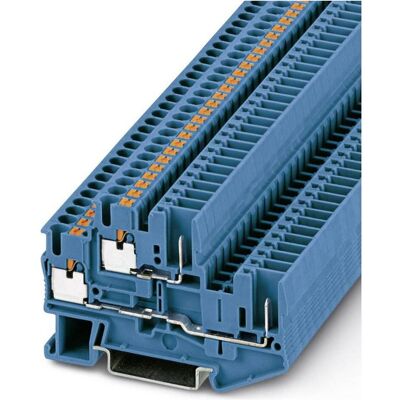 Phoenix Contact Doppelstock-Klemme PTTB 2,5/2P BU Blau 50 St., Elektronikkabel + Stecker, Blau Phoenix Contact Doppelstock-Klemme PTTB 2,5/2P BU Blau 50 St., Elektronikkabel + Stecker, Blau