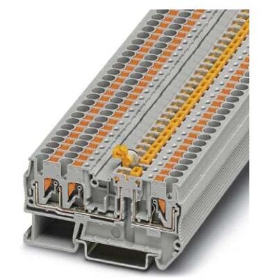 Phoenix Contact PTC 2,5-TWIN-MT 3270082 Messertrennklemme Polzahl: 3 0.14 mm² 2.50 mm² Grau 50 St., Elektronikkabel + Stecker, Grau Phoenix Contact PTC 2,5-TWIN-MT 3270082 Messertrennklemme Polzahl: 3 0.14 mm² 2.50 mm² Grau 50 St., Elektronikkabel + Stecker, Grau