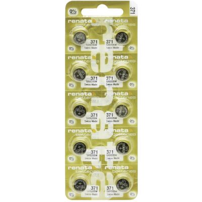 Renata 371 Knopfzellenbatterie - 10er Pack Renata 371 Knopfzellenbatterie - 10er Pack