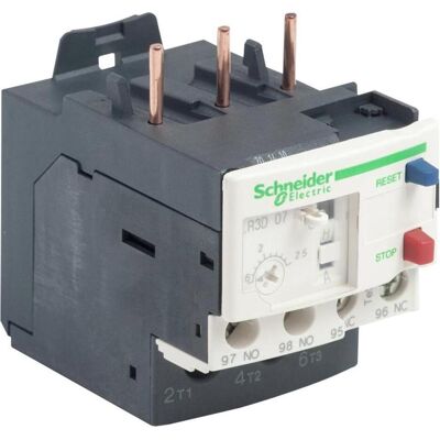 Schneider Electric Motorschutzrelais - LR3D07 - Einstellbar 1,6-2,5A - 690V - DIN-Montage Schneider Electric Motorschutzrelais - LR3D07 - Einstellbar 1,6-2,5A - 690V - DIN-Montage