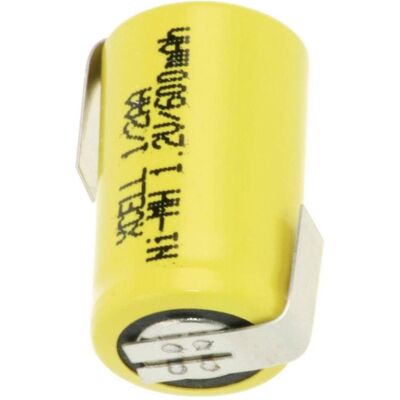 XCell Spezial-Akku 1/2 AA Z-Lötfahne (1 Stk., AA, 600 mAh), Batterien + Akkus XCell Spezial-Akku 1/2 AA Z-Lötfahne (1 Stk., AA, 600 mAh), Batterien + Akkus