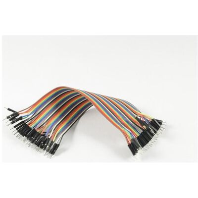 Allnet 4duino Kabel Dupont 40 PIN 20 Zentimeter Stecker-Stec, Entwicklungsboard Zubehör, Mehrfarbig Allnet 4duino Kabel Dupont 40 PIN 20 Zentimeter Stecker-Stec, Entwicklungsboard Zubehör, Mehrfarbig