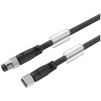 Weidmüller SAIL-M8GM8G-4-13U, Elektronikkabel + Stecker, Schwarz Weidmüller SAIL-M8GM8G-4-13U, Elektronikkabel + Stecker, Schwarz