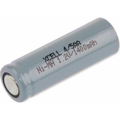 XCell NiMH-Akku, Industriezelle, 4/5 AA, Flat-Top, 43x14,5mm, 1,2V/1400mAh (1 Stk., AA, 1400 mAh), Batterien + Akkus XCell NiMH-Akku, Industriezelle, 4/5 AA, Flat-Top, 43x14,5mm, 1,2V/1400mAh (1 Stk., AA, 1400 mAh), Batterien + Akkus