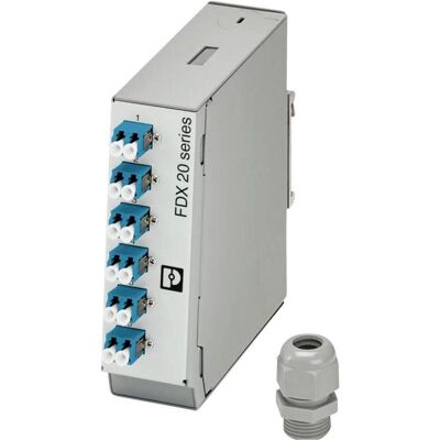 Phoenix Contact Patch Panel - LC, 6 Ports, Single Mode - Patch Panel Phoenix Contact Patch Panel - LC, 6 Ports, Single Mode - Patch Panel