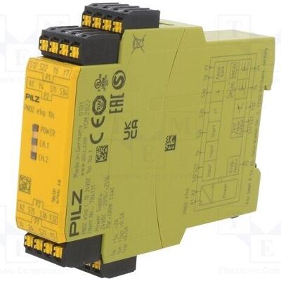 Pilz 784131 PNOZ e1vp C 10/24VDC 1so 1so t, Relais Pilz 784131 PNOZ e1vp C 10/24VDC 1so 1so t, Relais