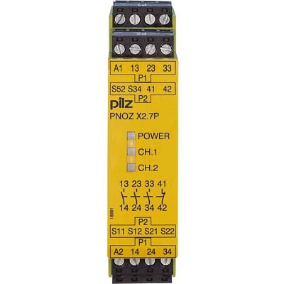 Pilz 787306 PNOZ X2.7P C 24-240VAC/DC 3n/o 1n/c, Relais Pilz 787306 PNOZ X2.7P C 24-240VAC/DC 3n/o 1n/c, Relais