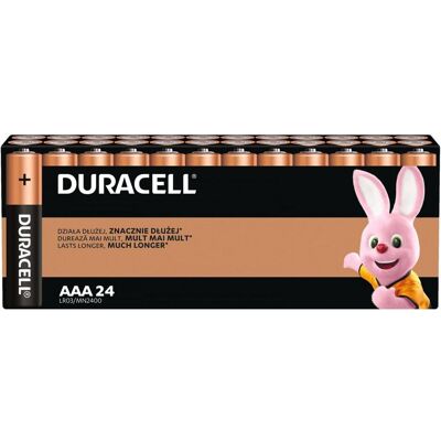 Duracell AAA MN2400 - Batterien für Fernbedienung, Spielzeug, Ficklampa Duracell AAA MN2400 - Batterien für Fernbedienung, Spielzeug, Ficklampa