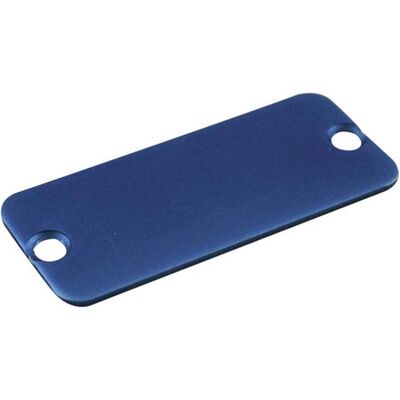 Hammond Stranggepresstes Gehäuse End Panel (Diverse), Elektronikzubehör + Gehäuse, Blau Hammond Stranggepresstes Gehäuse End Panel (Diverse), Elektronikzubehör + Gehäuse, Blau