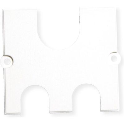 Bachmann - 917.0821 - Weiss - 2x9mm 1x14mm - Kabeldurchführung Bachmann - 917.0821 - Weiss - 2x9mm 1x14mm - Kabeldurchführung
