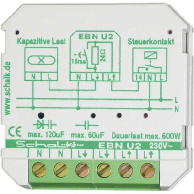Schalk SCHAL EBN U2 Einschaltimpulsstrom-Begrenzer 230V AC, 10A (UP, Relais Schalk SCHAL EBN U2 Einschaltimpulsstrom-Begrenzer 230V AC, 10A (UP, Relais
