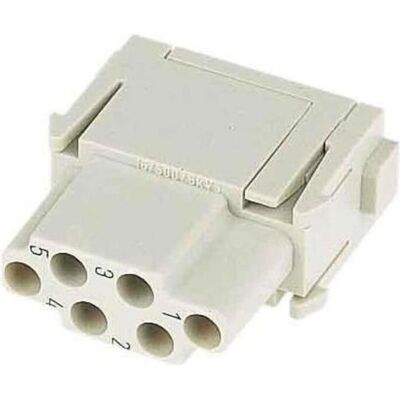 Harting 09 14 006 3101 Tilslutningsindsats Han C-Modul 6 + PE Crimp 10 stk, Elektronikkabel + Stecker, Grau Harting 09 14 006 3101 Tilslutningsindsats Han C-Modul 6 + PE Crimp 10 stk, Elektronikkabel + Stecker, Grau