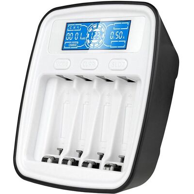 Everactive professional AA / AAA battery charger NC-1000M (1 Stk., Akku), Akku Ladegerät Everactive professional AA / AAA battery charger NC-1000M (1 Stk., Akku), Akku Ladegerät